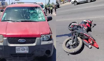 Fallece motociclista en Villa de Seris