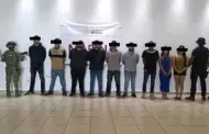 Detienen en Guaymas a 9 personas relacionadas con "Los Salazar"