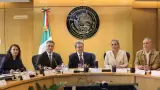 Reunión de Omar García Harfuch con la Jucopo