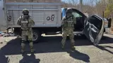 Camioneta asegurada en Sinaloa