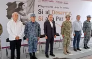 Ponen en marcha programa para canje de armas "S al desarme, s a la paz"