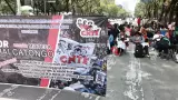 Bloqueo de la CNTE en Paso de la Reforma en la CDMX