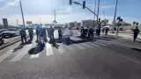 Manifestación de personal de Salud