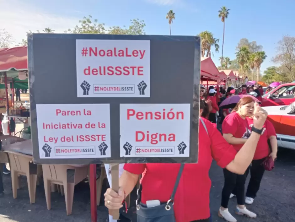 Manifestacin de trabajadores de la educacin