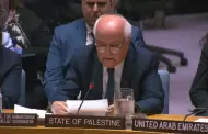 VIDEO Embajador de Palestina rompe en llanto en Consejo de Seguridad de la ONU
