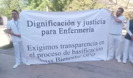 Manifestación del Movimiento por la Enfermería en Sonora
