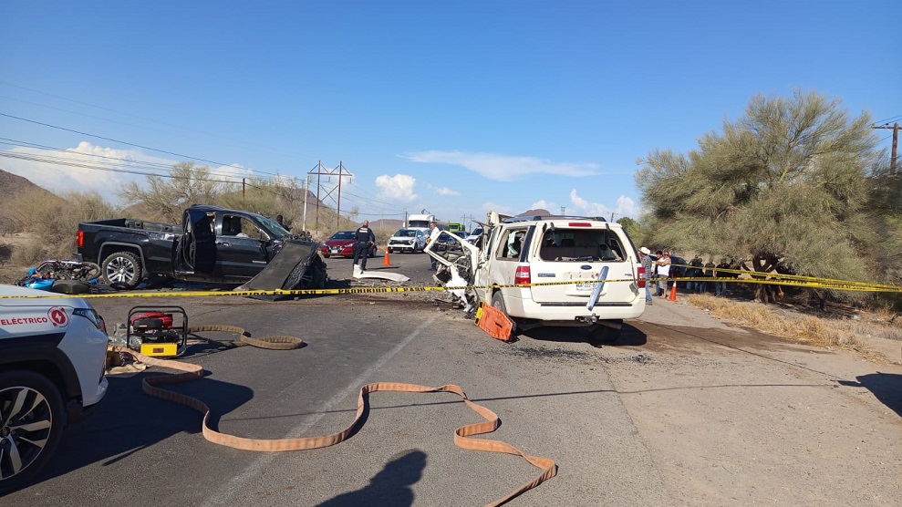 Impactante choque en carretera Hermosillo-Bahía de Kino - Uniradio ...