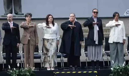 Guadalupe Taddei encabeza la ceremonia cvica previa al arranque de la jornada e