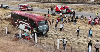 Accidente en tramo carretero trincheras Santa Ana