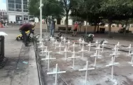 Rehabilitan memorial de nios fallecidos en la Guardera ABC ubicado en la plaza Zaragoza