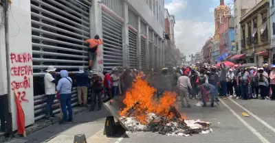 Acciones violentas de la CNTE