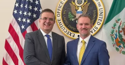 Marcelo Ebrard se reúne con Jamieson Greer, representante comercial estadouniden