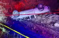 Fallece hombre en trgico volcamiento en carretera a Mazatn