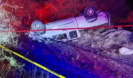 Trgico accidente ocurrido en la carretera a Mazatn