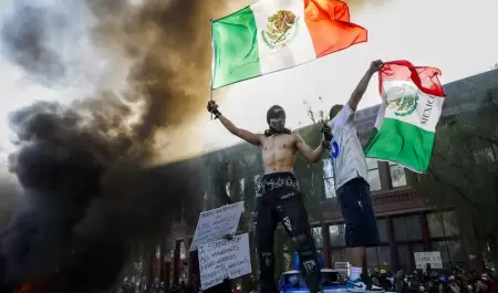 Protestas migrantes en EU
