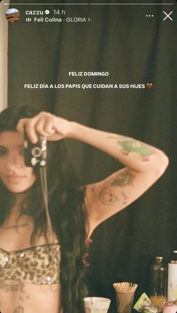Cazzu manda indirecta a Christian Nodal en el Da del Padre