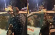 FGJE investiga robo de patrulla de la Polica Municipal