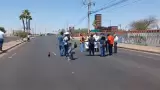 Bloquean bulevar Colosio