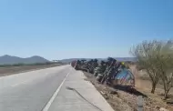 Accidente de tractocamin con combustible en Empalme-Ciudad Obregn