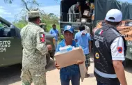 Reconoce Sheinbaum labor del Ejrcito y la Marina tras paso del huracn "Erick"