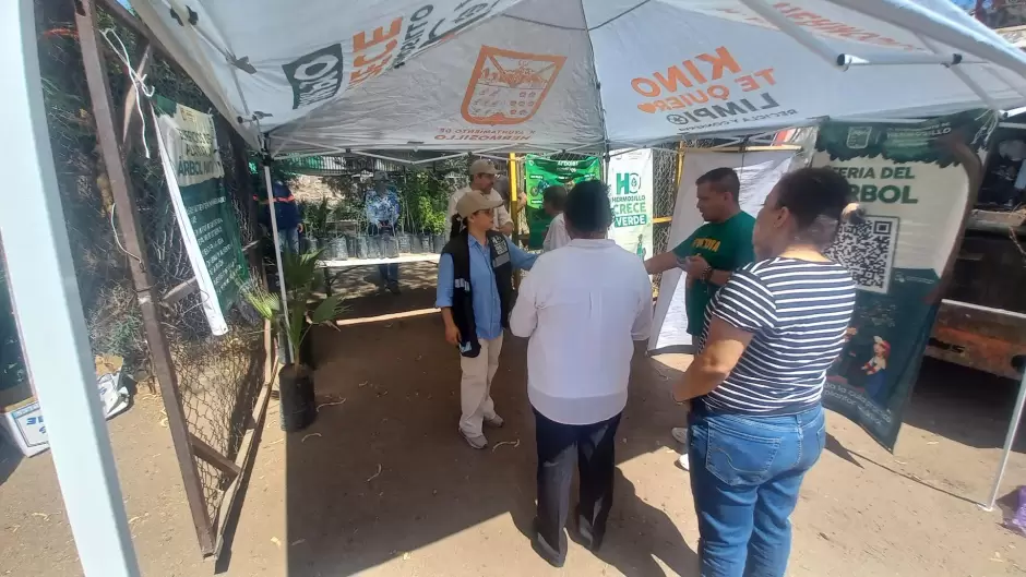 Donacin de rboles en el Vivero Municipal