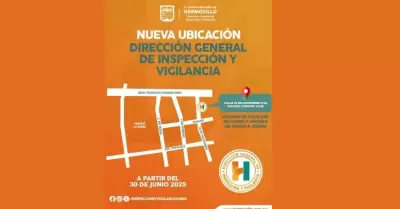 Nueva ubicación de las oficinas de Inspección y Vigilancia