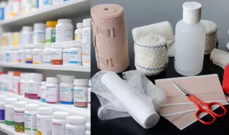 Medicamentos y material de curacin