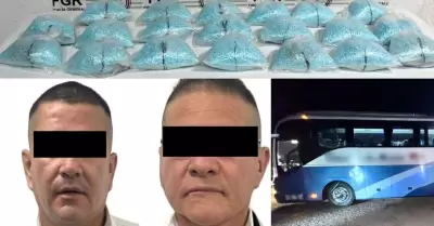 Detenidos por transporte de pastillas de fentanilo