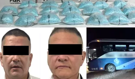 Detenidos por transporte de pastillas de fentanilo