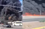 VIDEO Choque entre tren y pipa de combustible en Cajeme