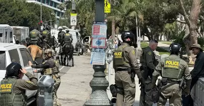 Cientos de agentes federales realizaron un operativo de control migratorio