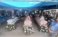 En casa de la abuela paterna son veladas las tres nias y su madre vctimas de feminicidio