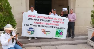 Vecinos y activistas ambientales se manifestaron