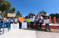 Docentes del ITH se manifiestan por atraso en pago de prestaciones