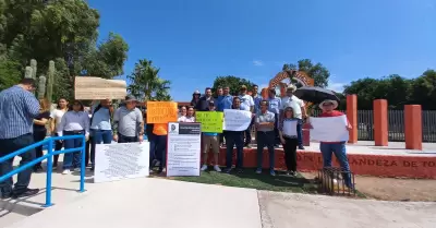 Protesta de maestros del ITH