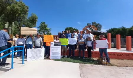 Protesta de maestros del ITH