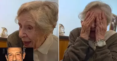 Abuelita vuelve a ver a su esposo.