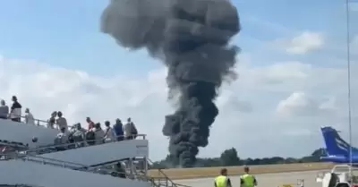 Explosión avioneta