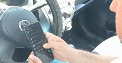 Uso de celular mientras manejas.