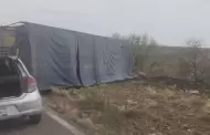 Se accidenta tractocamin en carretera muris-Cananea