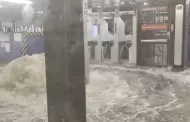 VIDEO Afectaciones en Metro de Nueva York por intensas lluvias
