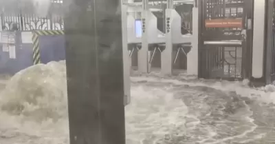 Inundaciones en Metro de Nueva York