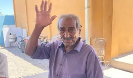 Vctor Manuel Hernndez ingres hace unos das a la Casa Hogar Madre Teresa de C