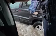Nogales: Rescatan a familia atrapada por crecida de arroyo