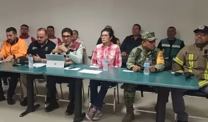 Sesin del Comit de Proteccin Civil en Nogales