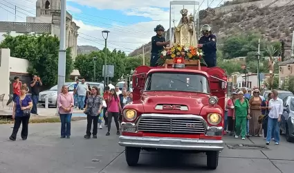 Peregrinacin en honor a la Virgen del Carmen