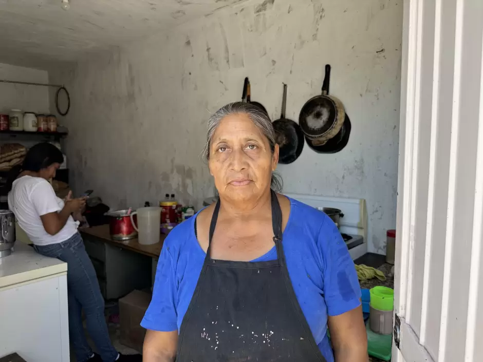 Guadalupe Gocobachi, cocinera de la casa hogar