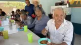 Adultos mayores atendidos en la casa hogar Madre Teresa de Calcuta