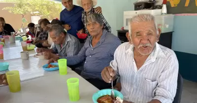 Adultos mayores atendidos en la casa hogar Madre Teresa de Calcuta