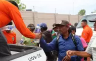 Entregan 300 litros de agua y suero oral en Hermosillo